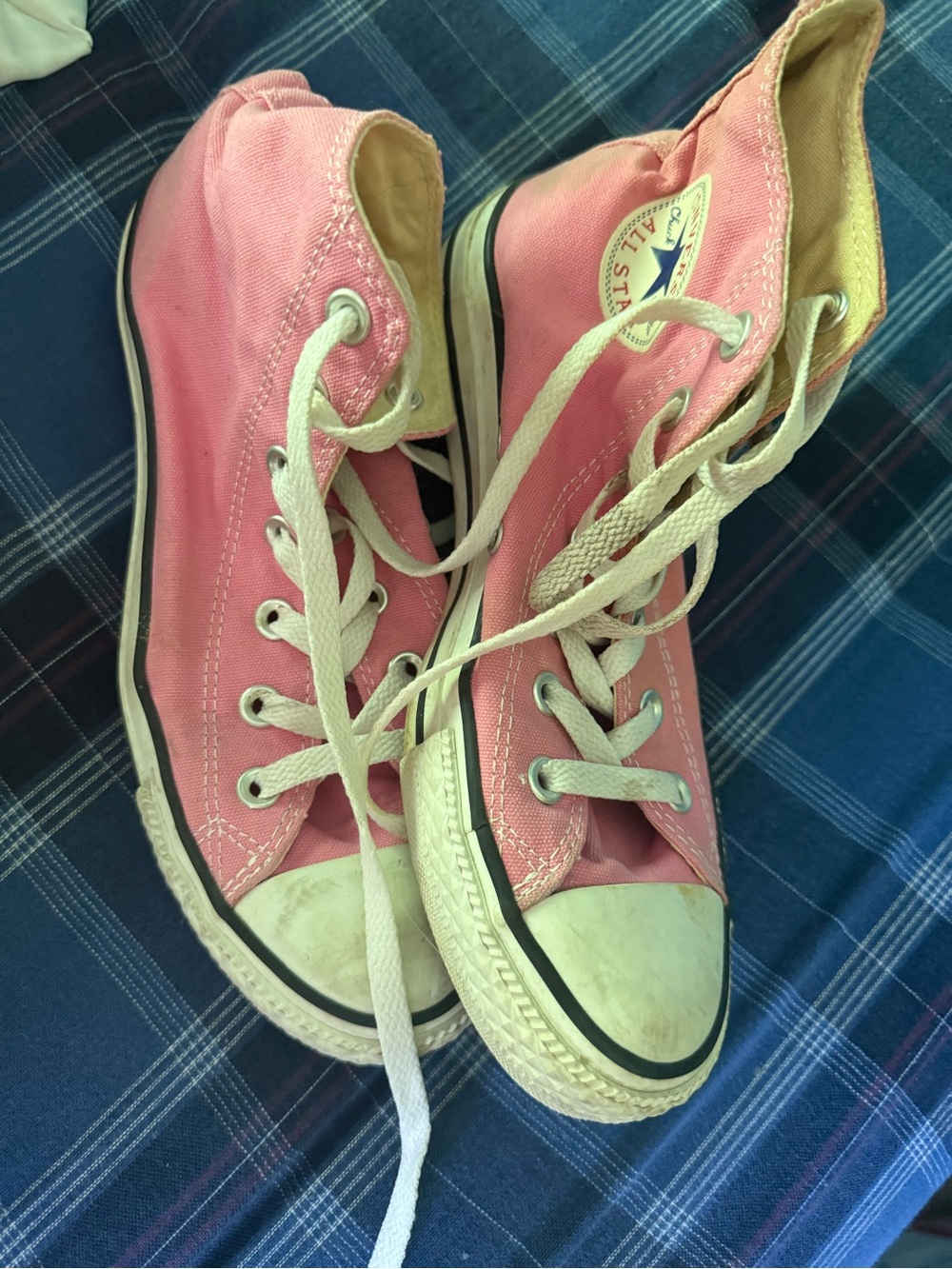 Converse Pink High-Top Canvas Sneakers